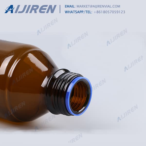 chemical medium amber reagent bottle